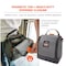Ergodyne Full Respirator Bag, Magnetic Zipper, Gray 5185 - alternate 2